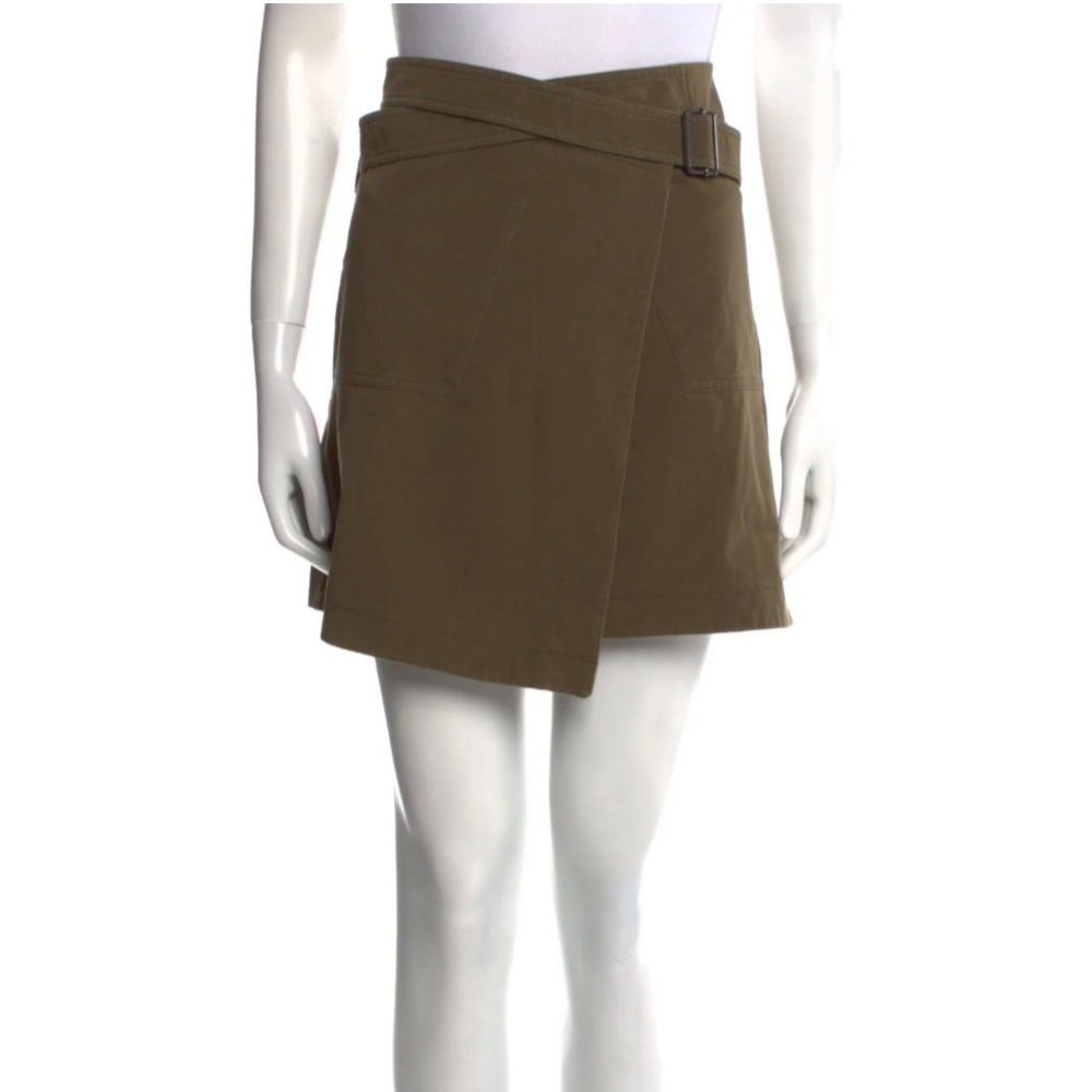 Belstaff Khaki Mini Skirt